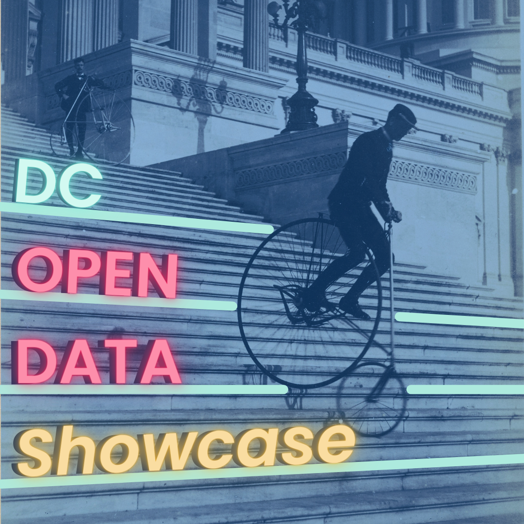 Man on a bike down the Capitol